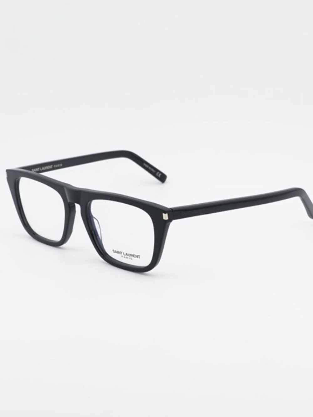 Saint Laurent SL343 001 Eyeglasses Black 53mm Square Frame